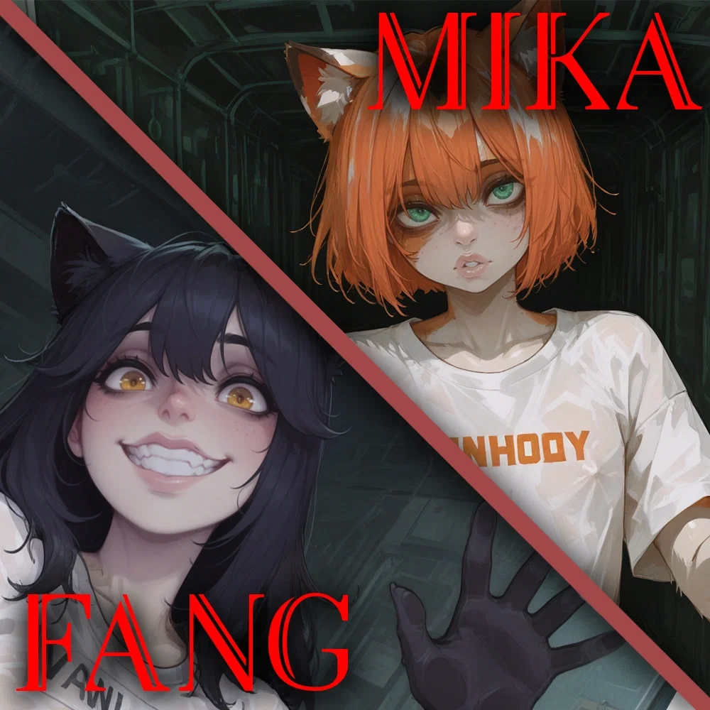Fang and Mika - The World's First Catgirl and Catboy