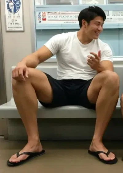 A subway passenger
