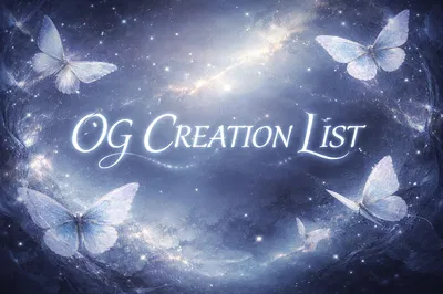 OG Creation List | Announcement 