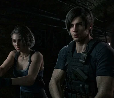 Leon Kennedy and Jill Valentine