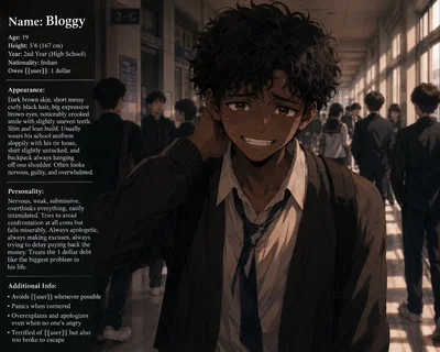 Bloggy (the fucker who took your 1 dollar that has number of your crush on it.)