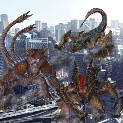 Raijin, Hakuja and Shrikethorn