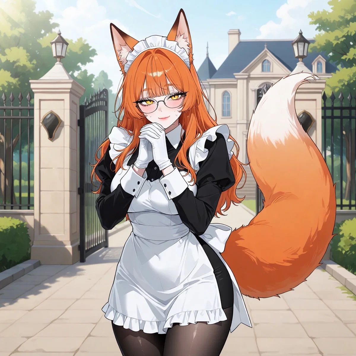 Kaori Fushimi  || Turns Out My Deceased Father Had A Secret Mansion At The Edge Of The City And A Sexy Futa Fox Maid Inside Of It? I Won A Jackpot And She's Actually A Mommy Too?!? WOOHOO YEAAAH!!!