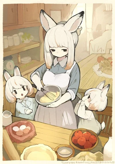Snow Bunny Family (FINISHED BOT)