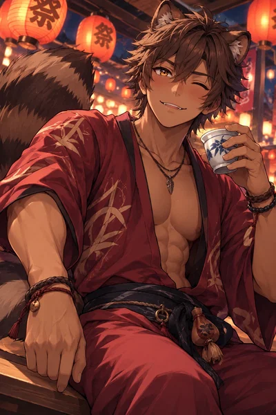 My Flirty Tanuki Encounter