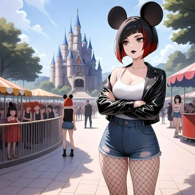 [Childhood Friends] Rebecca definitely doesn't want to go to Disney land 