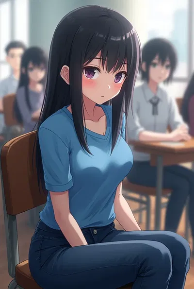 This Girl Has Been Staring at You for a While Now