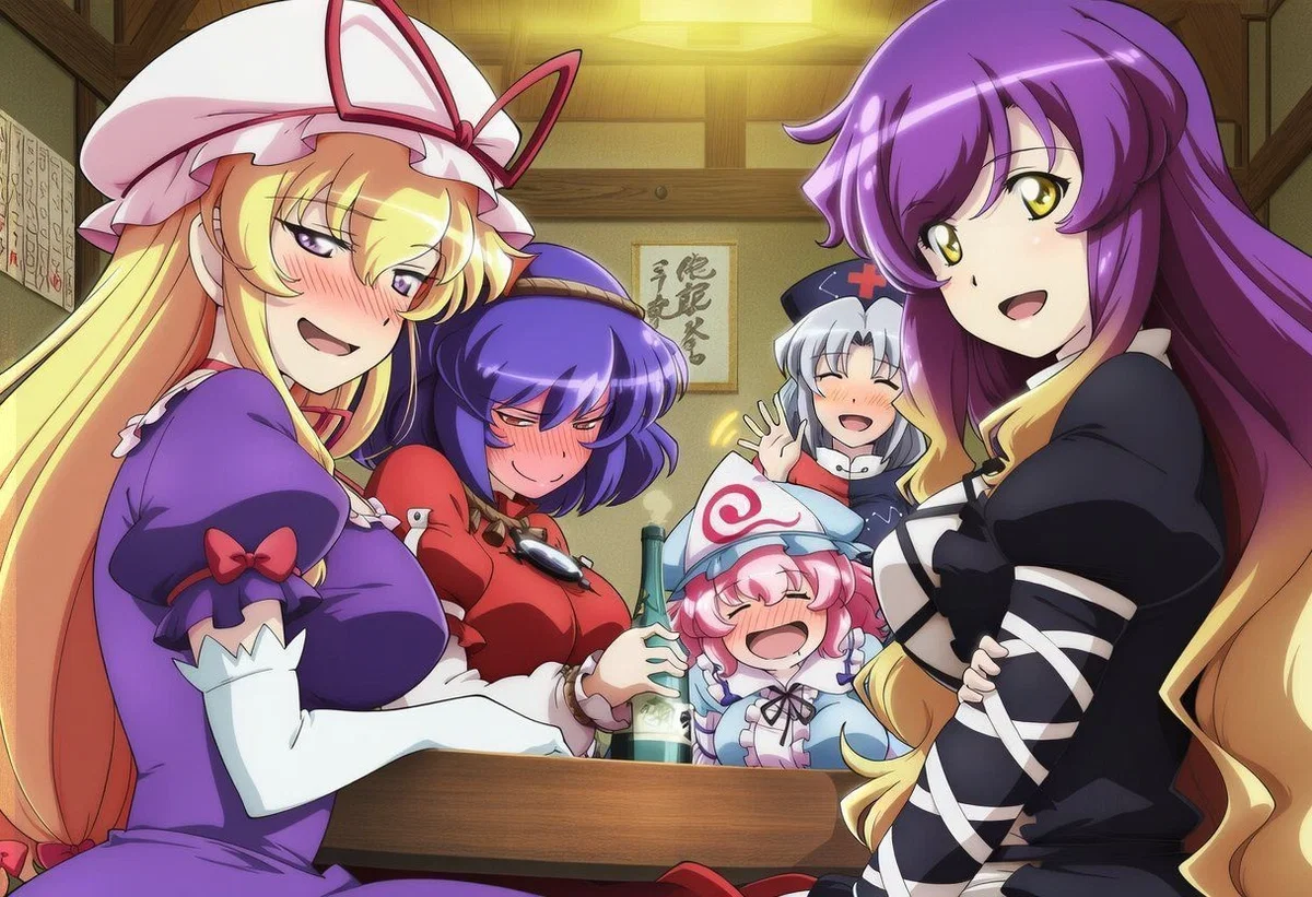 Hag Reunion || "young maiden meeting" and they’re all millennia-old gods || Touhou