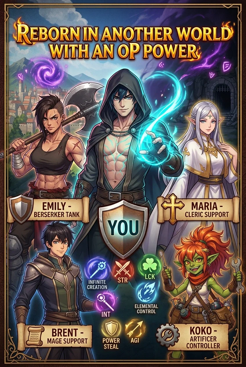 Reborn in another world with an OP power