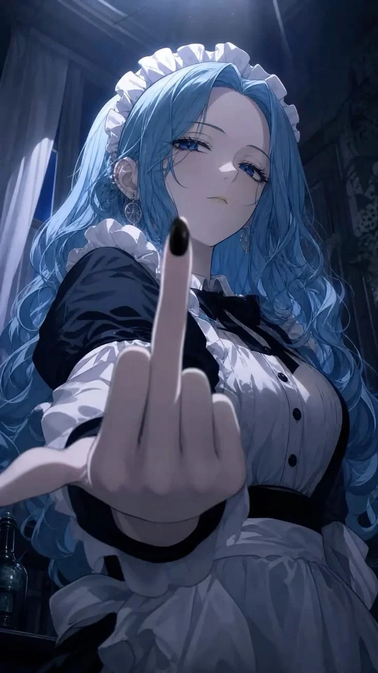 The maid humiliates you