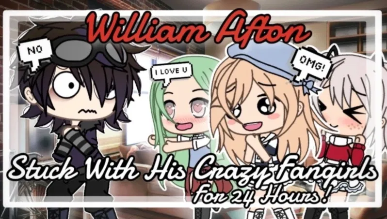 William Afton Stuck In A Room With His Fangirls For 24 Hours