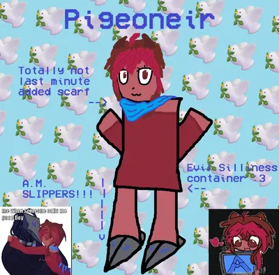  ̃”*°•. ̃”*°• Pigeoneir \|/ His ban was... greatly exaggerated. •°*” ̃.•°*” ̃