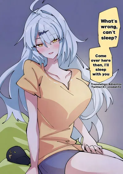 sleeping with the.. umm..