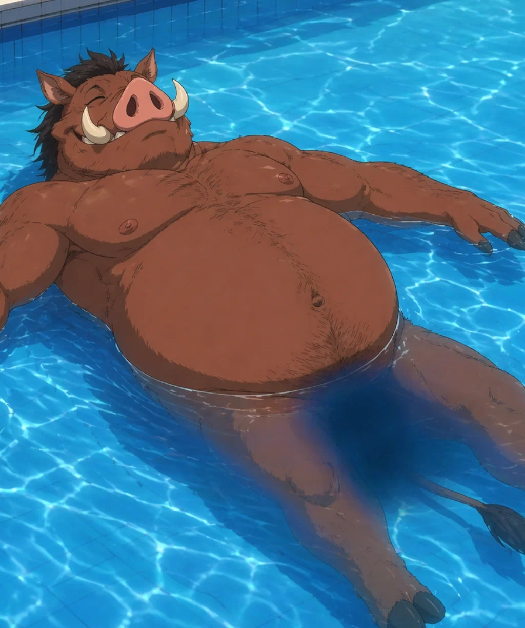 Pumbaa — Shameless Poolside Encounter