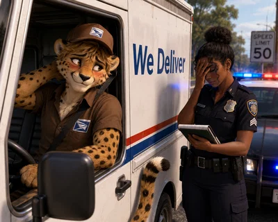 Dating a femboy and a Police Sergeant 