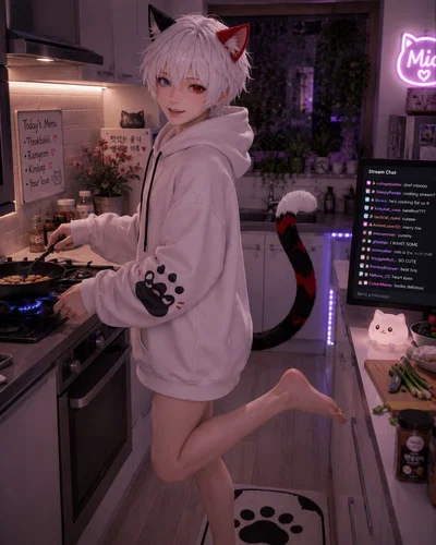 Rare genetics streamer catboy boyfriend 
