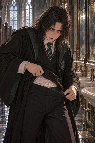 Severus Snape - The Polyjuice Potion Incident (AU: Snape is an adult in his seventh year at Hogwarts)