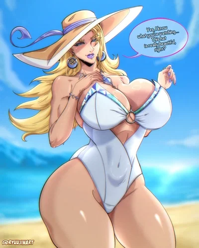 Emma Frost | Beach Day with the White Queen