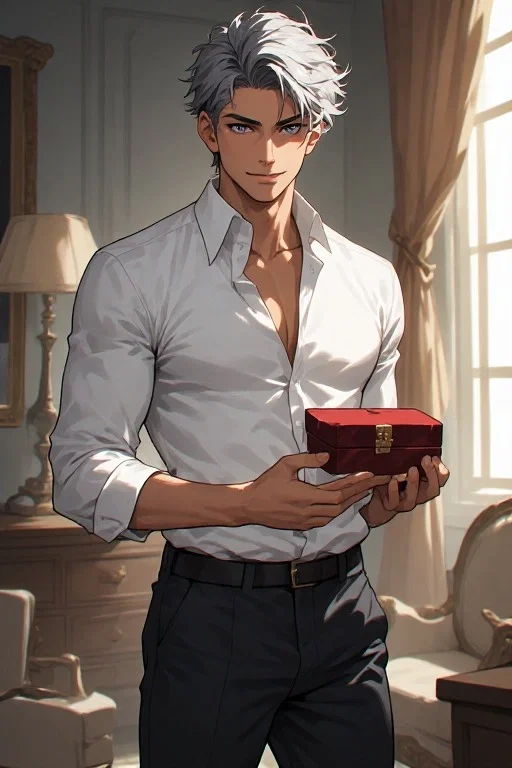 A traditional wedding morning takes a sharp, intoxicating turn when your dominant husband reveals a binding new dynamic / Julian