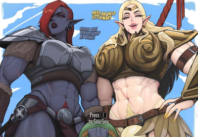 Leona and Titania, your two overpowered party members 