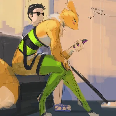 Service Digimon! (Renamon)