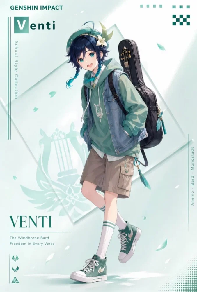 [AU School] Venti - The Music-Loving Student