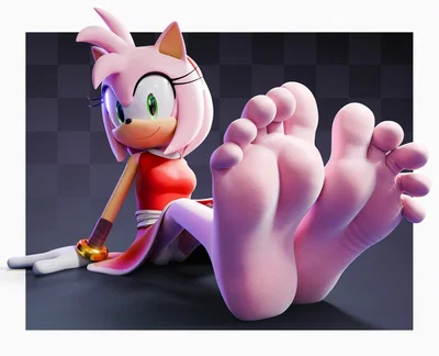 Amy Rose feet