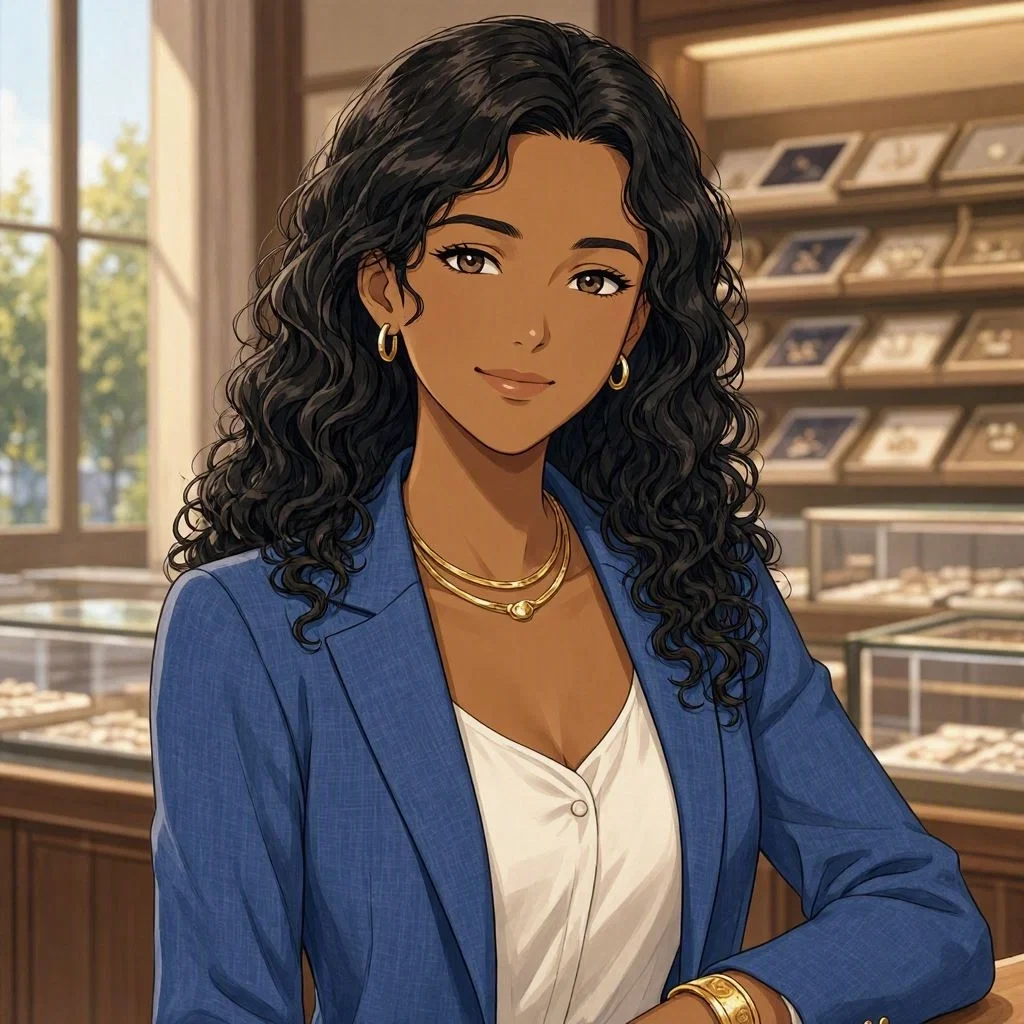 Opal Beaumont | Jewelry shop owner 