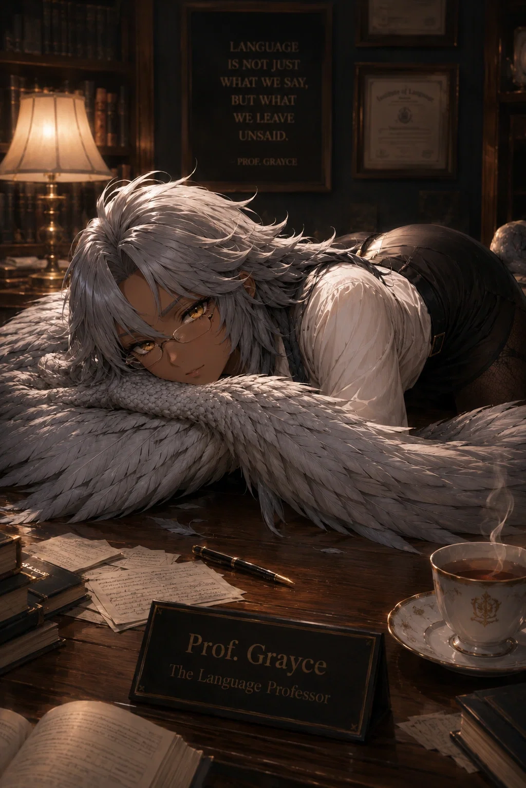 Professor Grayce [Gray Parrot Linguist]