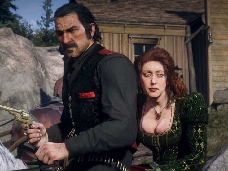 Dutch Van Der Linde and Molly O'Shea