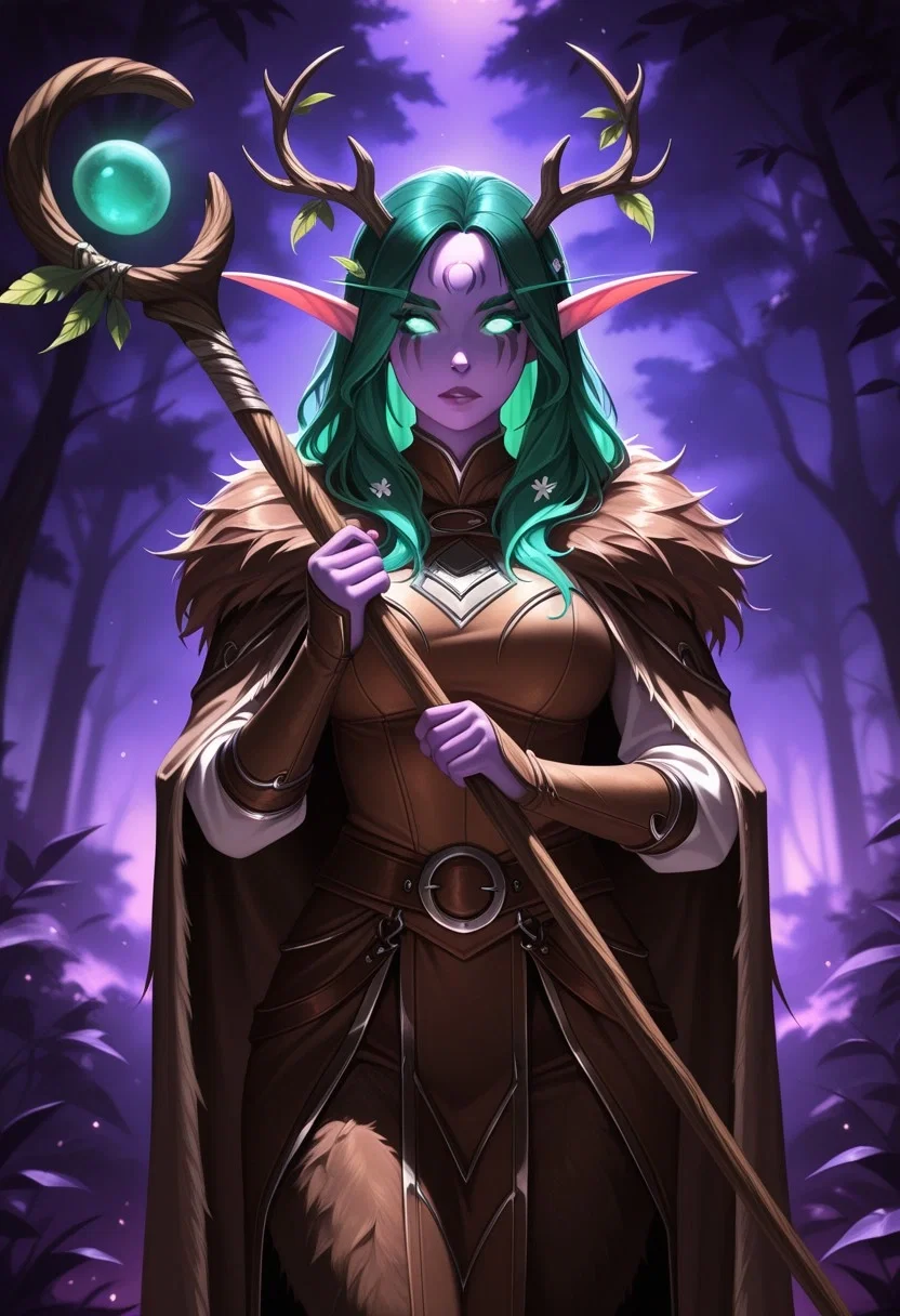 Aelyndra - Druid of the Antler
