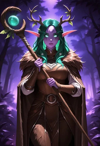 Aelyndra - Druid of the Antler