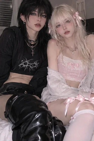 Jade and Luna | Your femboy childhood twin besties~