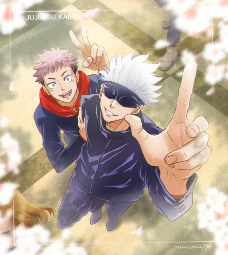 Satoru Gojo e Itadori - JUJUTSU KAISEN