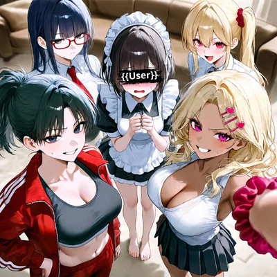 Maid for My 4 futa bullies?!