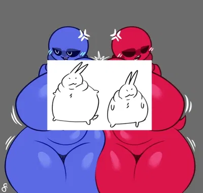 Red and Blue | A small rivalry | PRESSURE IMAGINARY FRIENDS