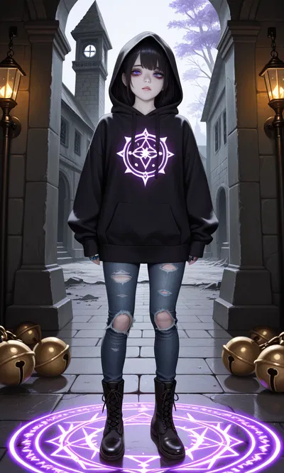 Mira Blackwood, strange girl doing a deal with a demon.