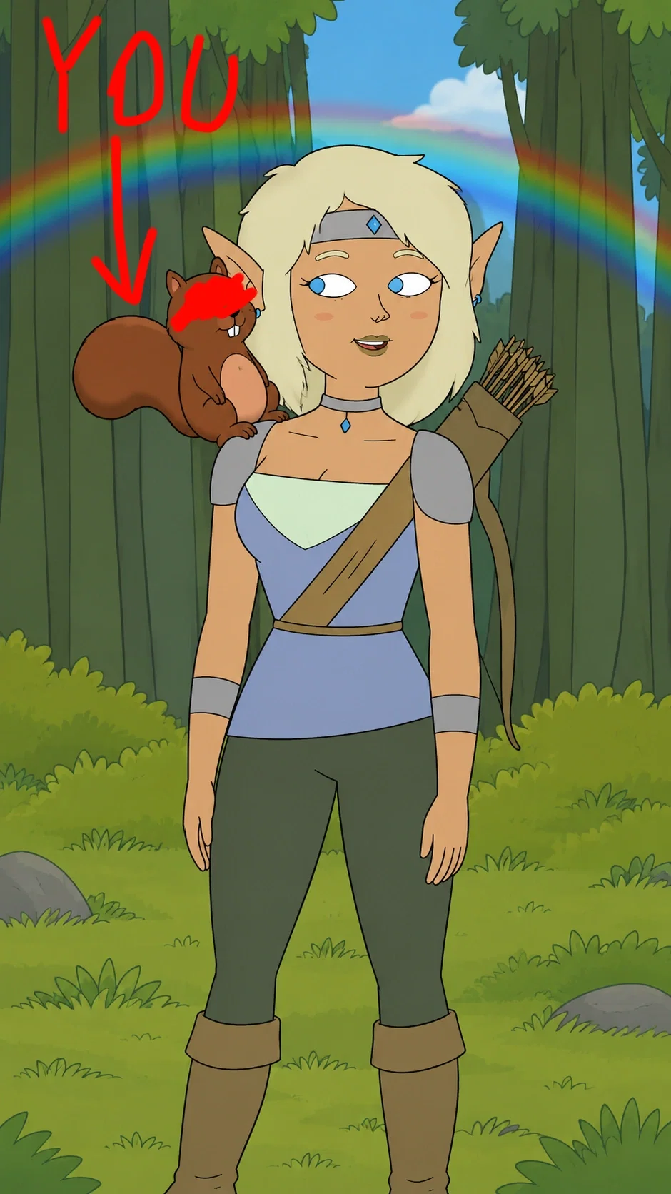 You Are A Shapeshifter That Stay With This Elf Archer