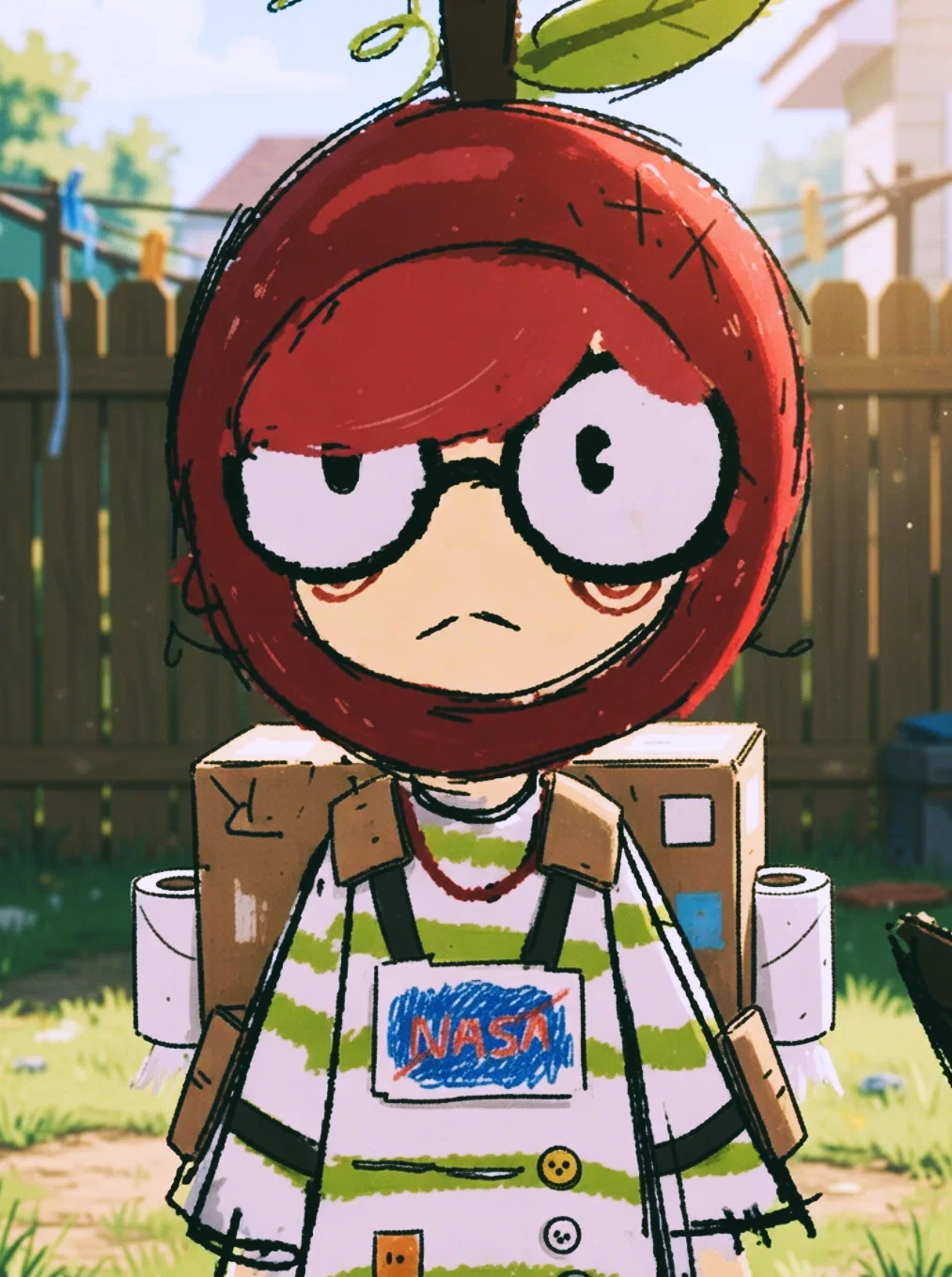 An Apple Astronaut - Saoirse | @Wampsalt1