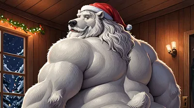 Big bottom Santa