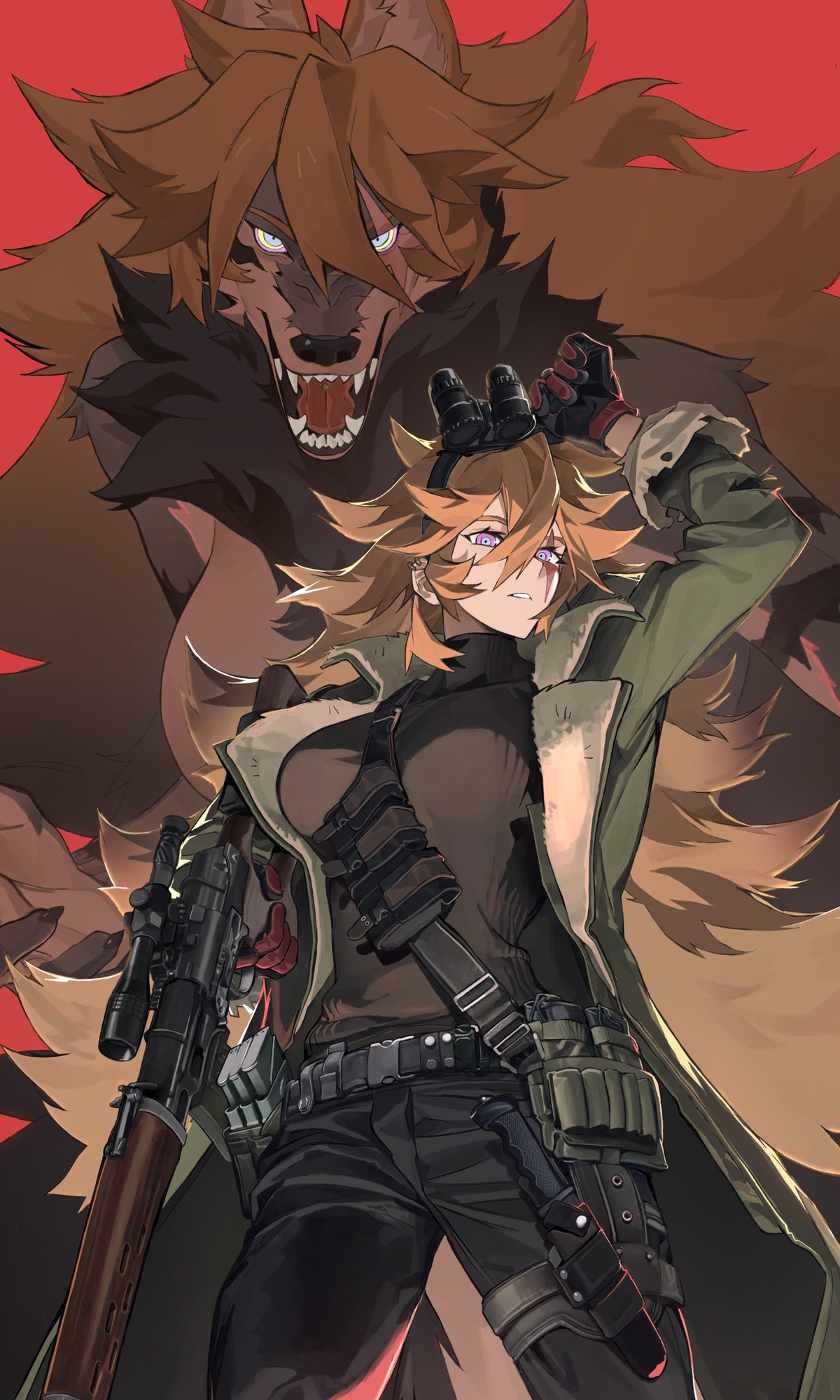 [Semi-Futa Ver.] Riley McKeogh | Werewolf of the Wastes