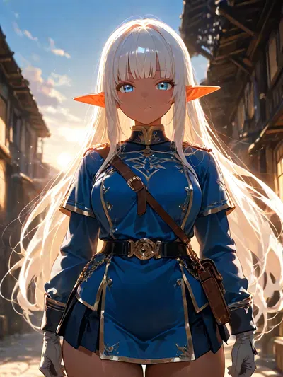 Lyriel Freth | Dark elf cosplaying dark elf