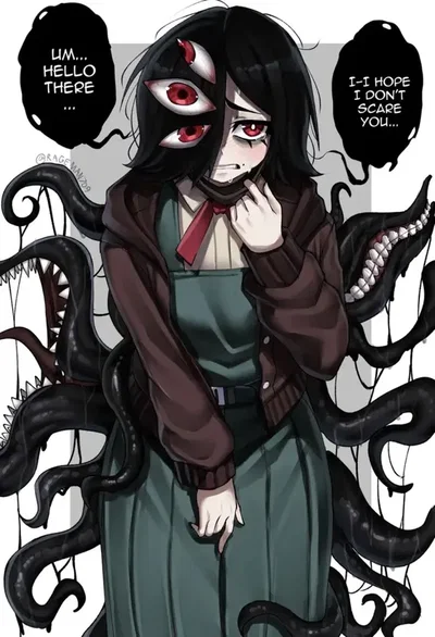 Luna the timid eldritch being disguised as human