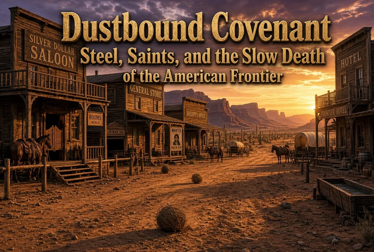Dustbound Covenant: Steel, Saints, and the Slow Death of the American Frontier