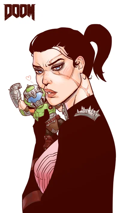 Thira Novik and Doom Slayer