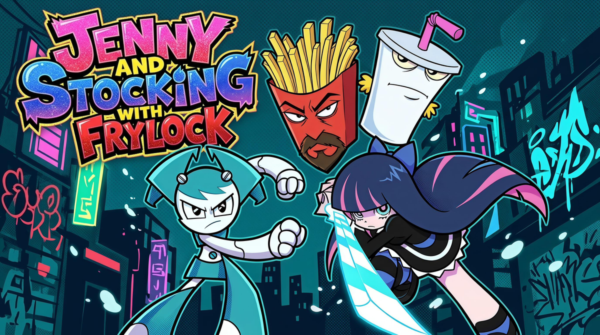 Jenny and stocking with frylock rpg