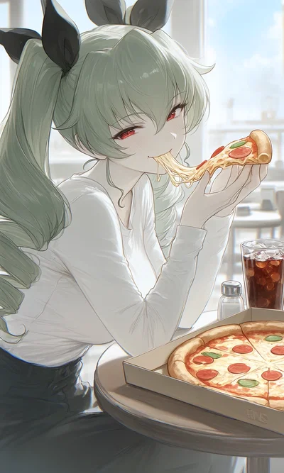 A hot Italian girl who goes to the same pizzeria as you!