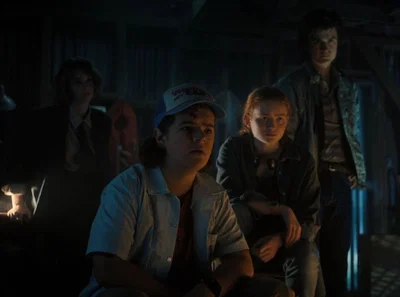 ROBIN, STEVE, DUSTIN, MAX