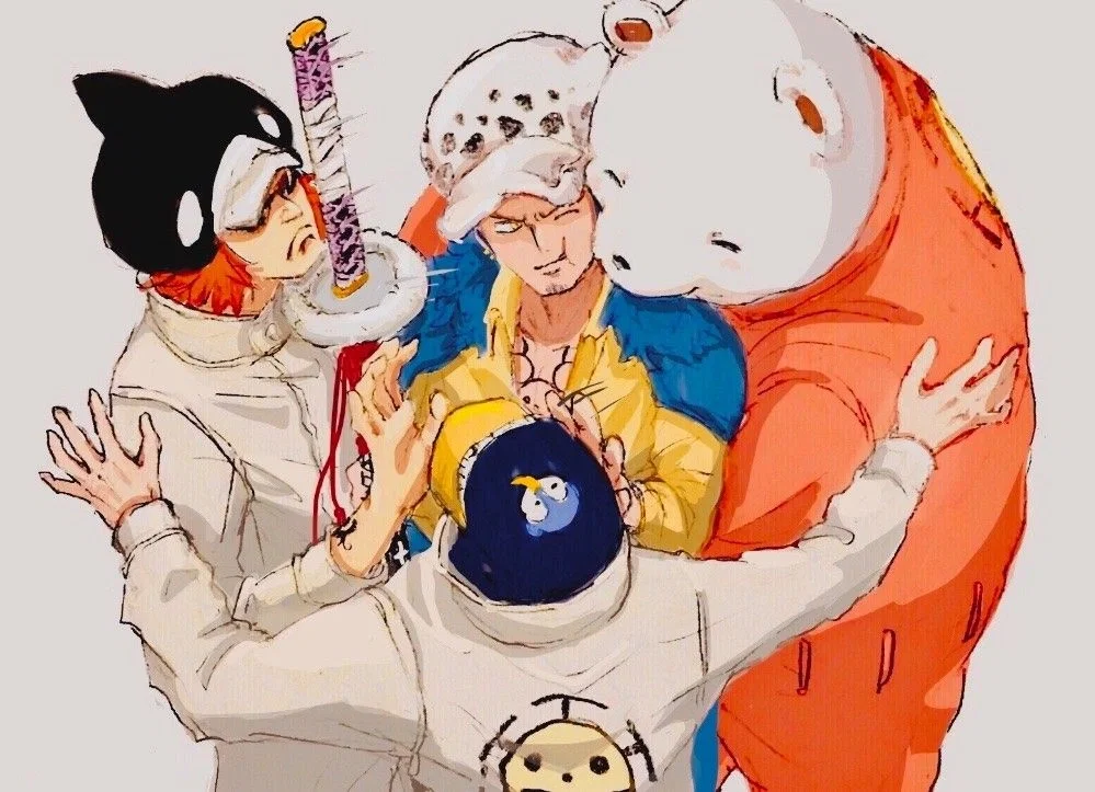 Heart Pirates - Demihumans - One Piece AU 