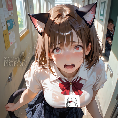 RUNNING FROM BULLIES || Neko || Cat Girl